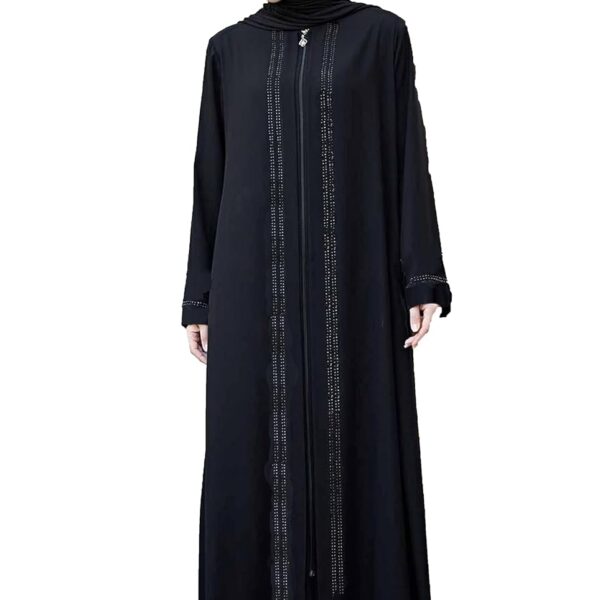 Abaya - Black Abaya Stone Work For Women