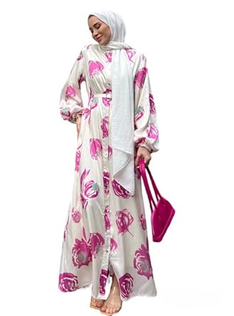 Crepe Abaya - FANCY PRINTED CREPE ABAYA FOR WOMEN