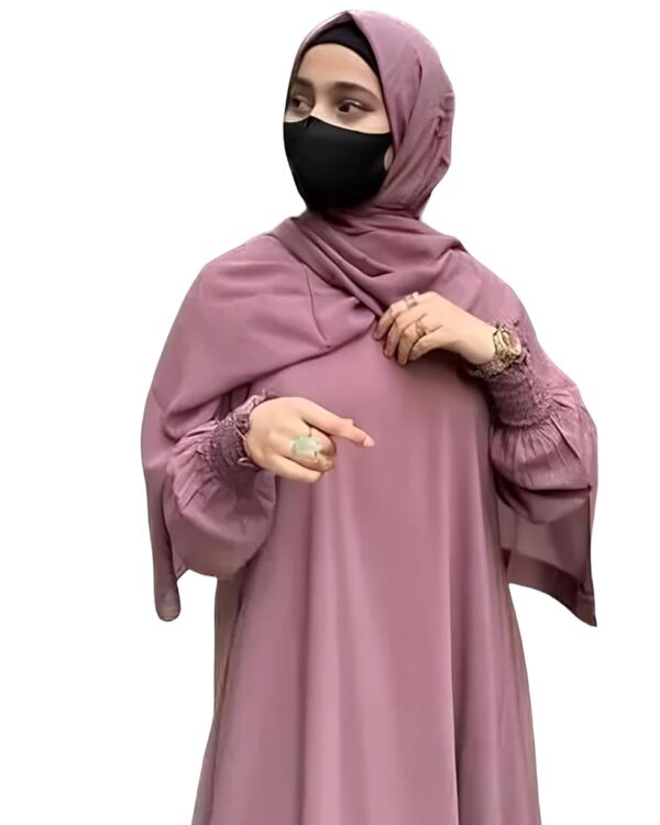 Firdous Burqa - Firdous Fabric Plain & Simple Design