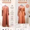 HAYA FASHION Cotton Silk Self Design Abaya With Hijab