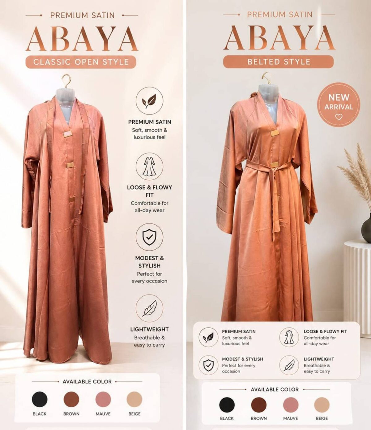 HAYA FASHION Cotton Silk Self Design Abaya With Hijab