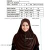 Mehar Hijab’s Modest Women’s Frilled Stylish Solid Polycotton Feel Good Fabric FAEEZAH BLACK Hijab