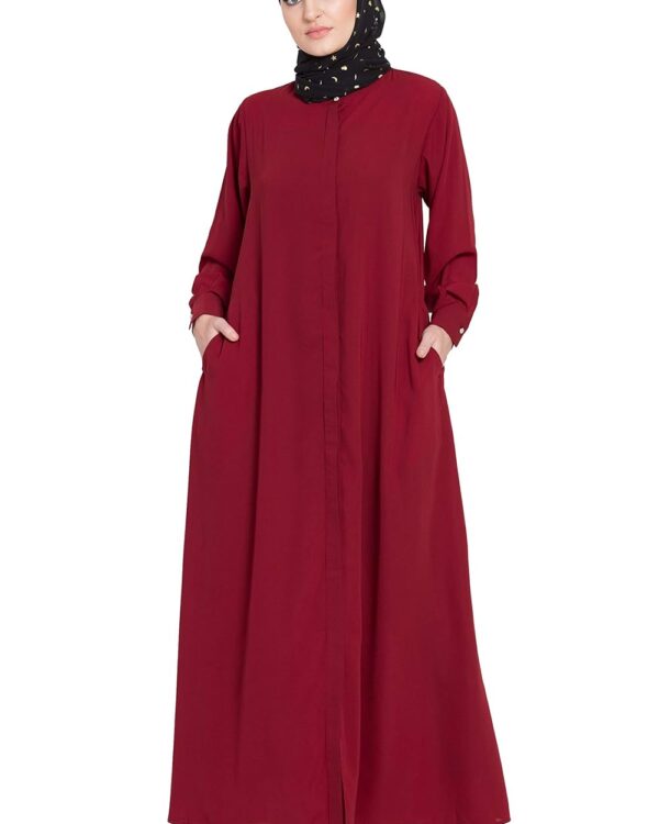 Abaya - NAZNEEN Front open cuff and band