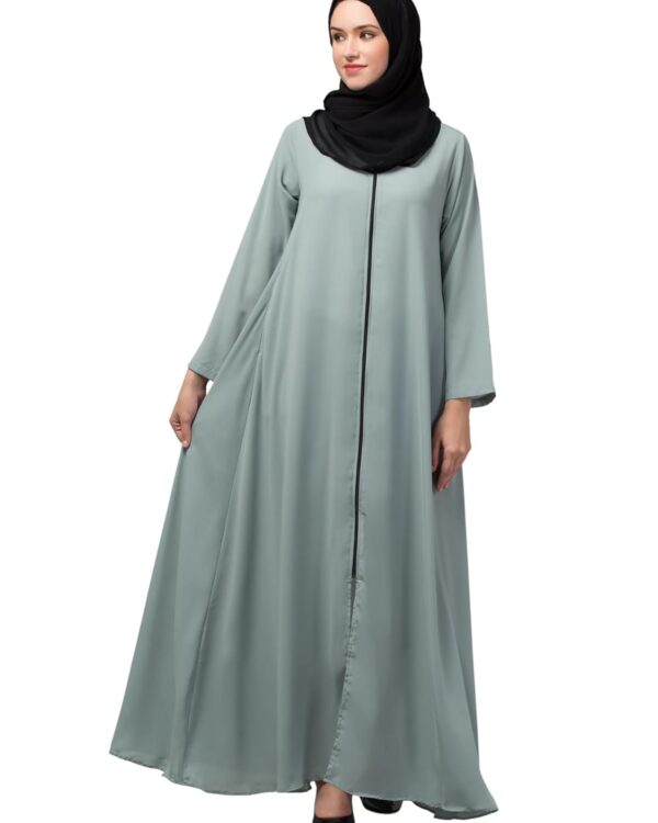 Abaya - NAZNEEN front open with Zip Abaya/Burqa/Naqab