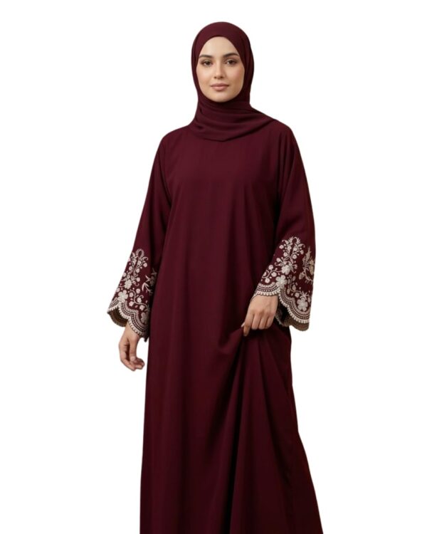 Firdous Abaya - Noor Flora Premium Firdous Abaya for