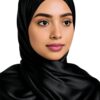 Premium Muna Satin Hijab | Pack of 1 | 200 cm x 70 cm | Elegant Choice for All Occasions – Parties, Weddings & Festivals |