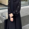 SHIFA Nida Matte Floral Print Burqa