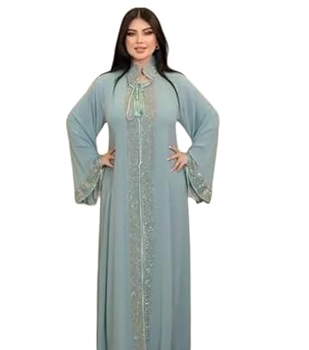 Burqa - Women's Elegant Burqa with Bell Sleeves,
