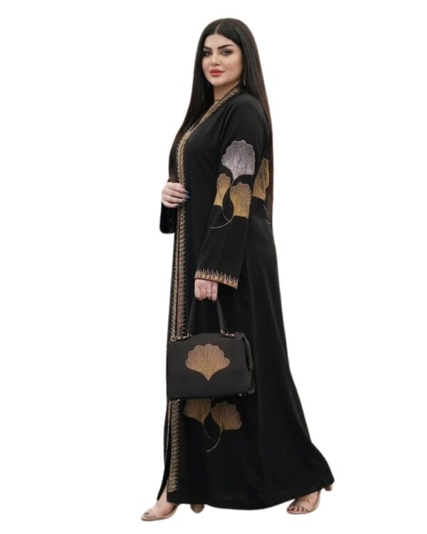 Abaya Embroidered - Women's Embroidered Abaya – Black Modest