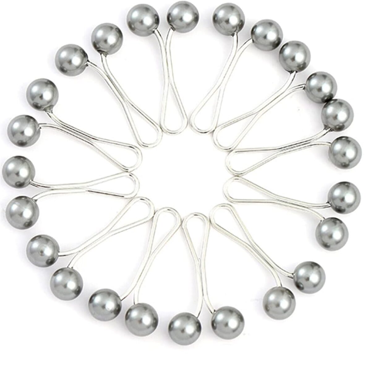 Wonderful Hijab Pins Clips for Women, Cute Scarf Clip Hijab Pins Pearl Brooch Pins, Headscarf Shawl Scarf Muslim Hijab Scarf Clips Safety Pins Buttons Wedding Dress Decorative…